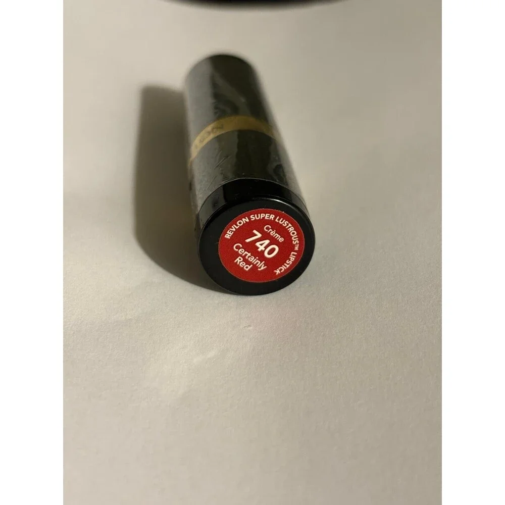 Revlon Super Lustrous Lipstick 740 Certainly Red Creme New